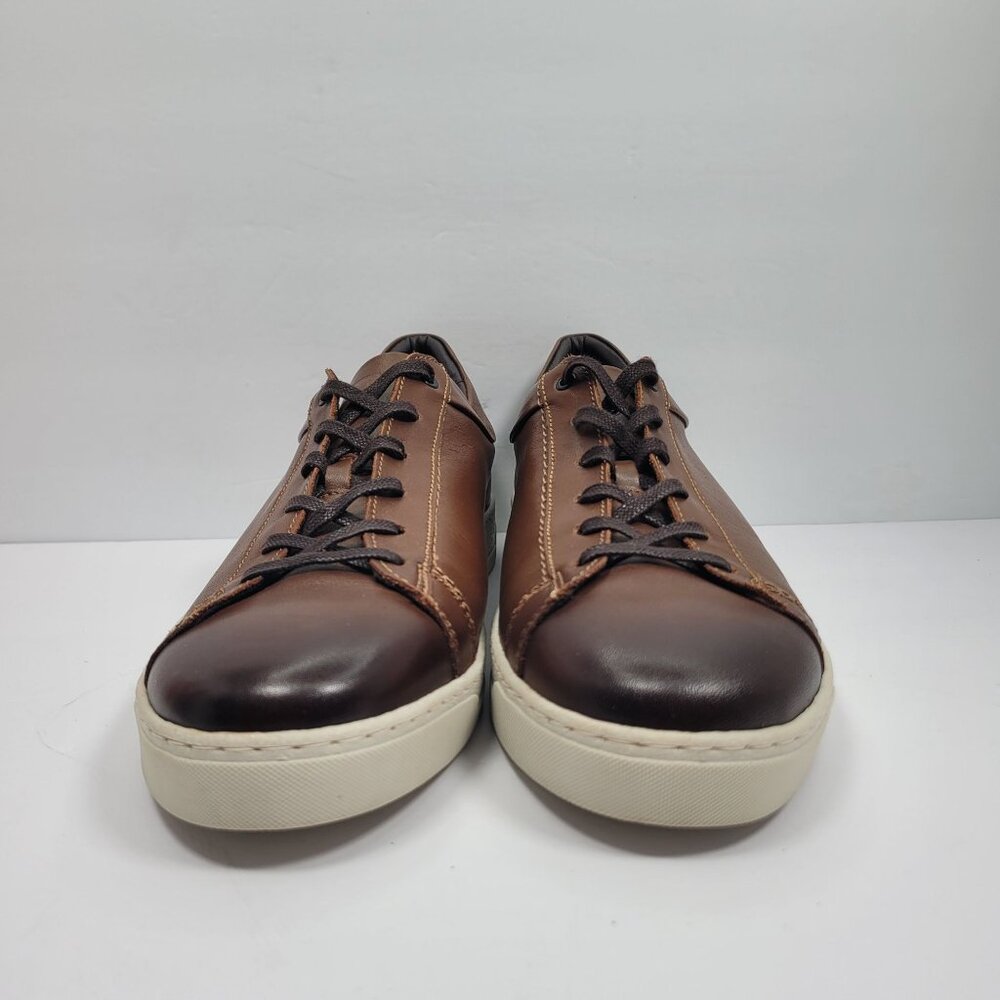 Bruno Magli Diego Men's Brown Leather Casual Dress Sneakers US Size 13M - Picture 3 of 8